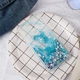 Чехол Glitter для Meizu M5 Note Бампер Жидкий блеск синий - изображение 5