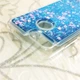Чохол Glitter для Xiaomi Redmi 6A Бампер Рідкий блиск Синій Без бренду - зображення 6