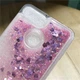 Чехол Glitter для Xiaomi Redmi 6 Бампер Жидкий блеск сердце Розовый - изображение 2
