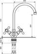 Смеситель-кран кухонный EMMEVI Deco CR12427 - изображение 2