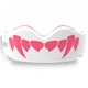 Капа детская SAFEJAWZ Extro Series Self-Fit Pink Fangz Белая - изображение 2