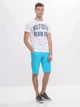 Футболка хлопковая длинная мужская Tommy Hilfiger 9156.2 S Белая - изображение 3
