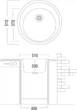 Кухонна мийка Longran ULS 510 - 40 Lava (LM1890) - зображення 2