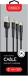 Кабель Intaleo CBFLEXU1 3 in 1 USB-A to Micro/Lightning/Type-C 1.4 м Black (1283126487521) - изображение 2