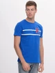 Футболка хлопковая длинная мужская Tommy Hilfiger 9514.3 M Электрик - изображение 1