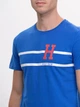 Футболка хлопковая длинная мужская Tommy Hilfiger 9514.3 M Электрик - изображение 4
