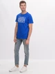 Футболка хлопковая длинная мужская Tommy Hilfiger 9515.3 XL Электрик - изображение 3
