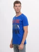 Футболка хлопковая длинная мужская Tommy Hilfiger 9521.3 S Электрик - изображение 1