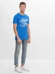 Футболка хлопковая длинная мужская Tommy Hilfiger 9524.4 S Электрик - изображение 3