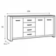 Комод Havanna Forte 206x95.7x42.2 (HVNK341) 001494 - изображение 2