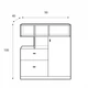 Комод Mobi Meblar 90x100x40 (MOBI_9) 004196 - изображение 2