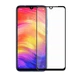 Защитное стекло LUX для Xiaomi Redmi Note 7 / Note 7 Pro / Global Full cover черный 0,3 мм в упаковке - изображение 1