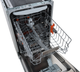 Вбудована посудомийна машина HOTPOINT ARISTON HSIO 3O23 WFE - зображення 9