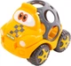 Игрушка-погремушка Baby Team Машинка Серо-желтая (8406) - изображение 1