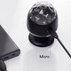 Портативний світловий музичний куля Baseus Car Crystal Magic Ball Light Black (ACMQD-01) - зображення 3