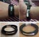 Мужской кожаный браслет Primo Jewelry Punk с магнитной застежкой Primo BJCS645 черный - изображение 5