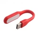 Гибкая лампа LED USB подсветка для Ноутбука VO/LXS-001 Красная - изображение 2