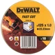 Набір кругів відрізних DeWalt 10 шт. DT3507 - зображення 2