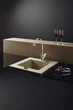 Кухонная мойка гранит FERRO Kizz 500x500 песочная - изображение 2
