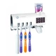 Держатель-диспенсер для зубной пасты и щеток "Toothbrush sterilizer" 3 в 1 - держатель+дезинфектор+дозатор - зображення 2