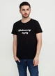 Футболка черная "Only Man" (95-TSH-3-02-black/LM-L) - изображение 1