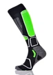 Носки лыжные термоактивные SPAIO Ski Power 35-37 черный/зеленый - изображение 2