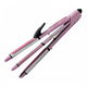 Стайлер для волос 3в1 (плойка, утюжок, гофре) ProGemei GM-2966 Pink&White - изображение 1