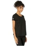 Футболка bebe Slash T-Shirt w/ Emboss Logo Black, S (42) (10722247) - зображення 4
