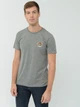 Футболка хлопковая длинная мужская Tommy Hilfiger 10024.2 S Серая - изображение 1
