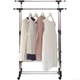 Вешалка стойка для одежды Colgador Double-Pole с полками 90x42x165 см Black (3_07938) - изображение 3