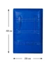 Маківара Senat 48х28х12 см Синя (1338-bl) - зображення 2