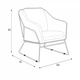 Крісло для відпочинку Soft Halmar 69x81x76 (V-CH-SOFT-FOT) 037121 - зображення 2