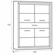 Комод Lennox New Forte 103x133x35 (ENXK421) 034353 - изображение 3
