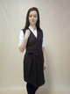 Платье-фартук М6052 S/M Коричневый - изображение 5