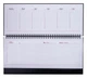 Тижневик недатований Buromax BASE 320х120 мм червоний 112 л (BM.2699-05) - зображення 2