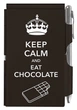 Кишеньковий блокнот з ручкою Troika Keep calm chocolate - изображение 1