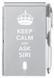 Кишеньковий блокнот із ручкою Troika Keep Calm and ask Siri - изображение 1