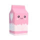 Мягкая игрушка-антистресс сквиши SQUISHY "Няшка Молоко" с ароматом розовый - изображение 1