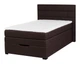 Кровать PROGRESS sofas&beds Спейс Boxspring 131х211 см Шоколадный - изображение 1