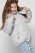 Коротка зимова куртка з люрексом X-Woyz DT-8314-20 122 см сріблястий - зображення 5