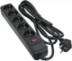 Мережевий фільтр Patron SP-1653 5 розеток 3 м Black (SP-1653) - зображення 1