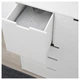 Комод IKEA NORDLI 80x122 см 5 ящиков белый (292.765.50) - изображение 3