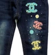 Джинсы Bear fashion для девочки 90 см Синие 7720 - изображение 3
