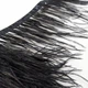 Пір'я страуса на стрічці KV Feathers 10-15 см, чорний, 1 м PS014 - зображення 4
