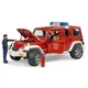 Спецтехніка Bruder Джип пожежний Wrangler Unlimited Rubicon + фігурка (02528) - зображення 4