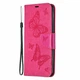 Чехол-книжка с рисунком UniCase Butterfly Pattern для Xiaomi Redmi 9 - Rose - изображение 2