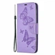Чехол-книжка с рисунком UniCase Butterfly Pattern для Xiaomi Redmi 9 - Purple - изображение 2
