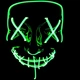 Неонова маска Purge Mask Судно ніч Жовта (BS-740) - зображення 2