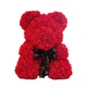 Мишка из роз Flower Bear В подарочной коробке Красный 40 см - изображение 1