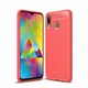 Силіконовий (TPU) чохол UniCase Carbon для Samsung Galaxy M20 (M205) - Red - зображення 1